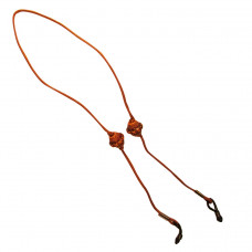 CORDÓN GAFA MARRÓN ABALORIOS